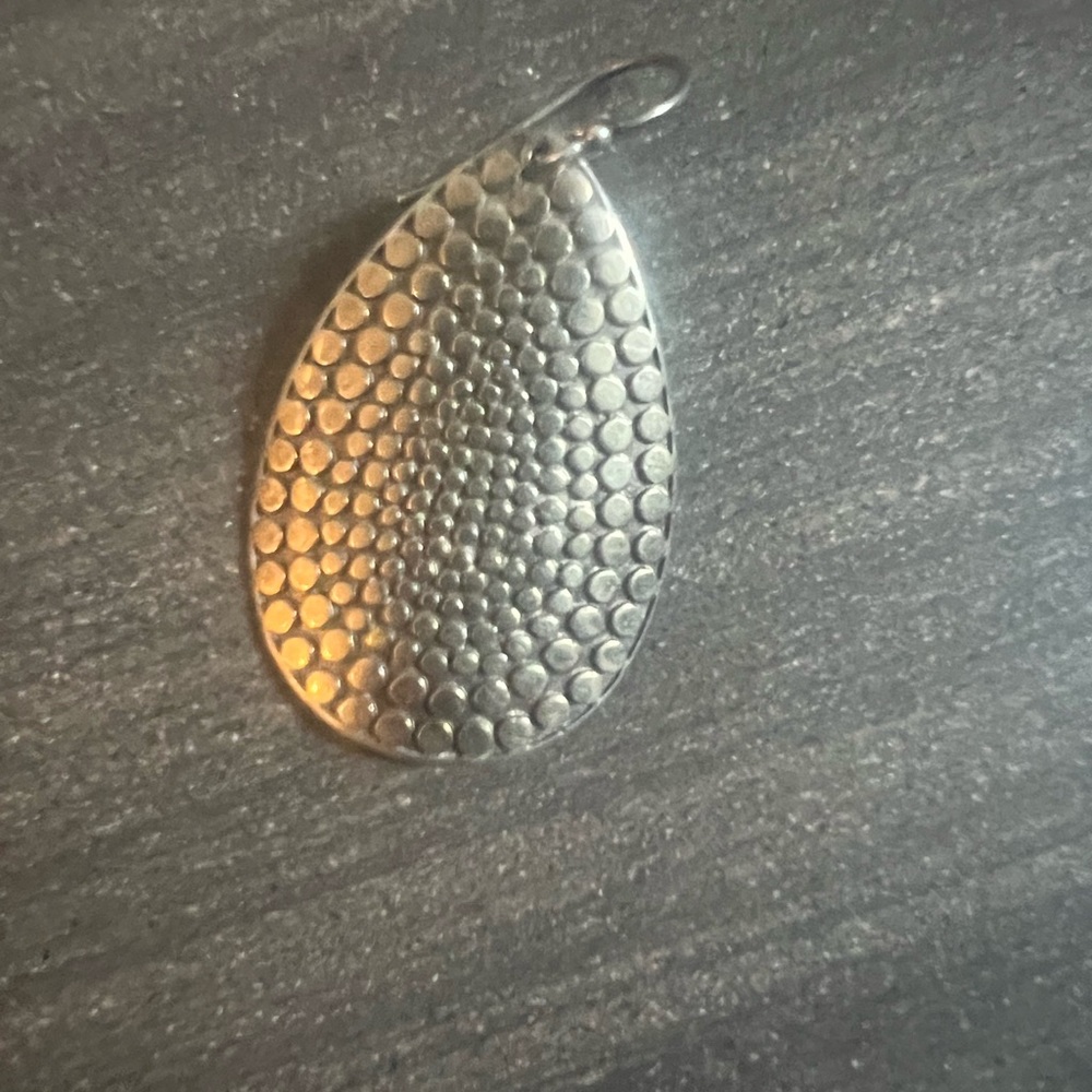 anna beck 18k gold plated tear drop earring. Single Earring!